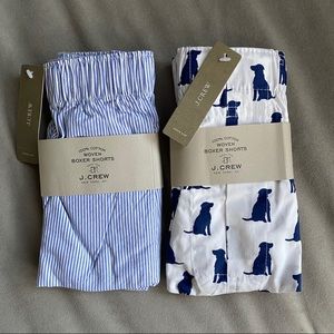 J. Crew 100% cotton woven boxer shorts